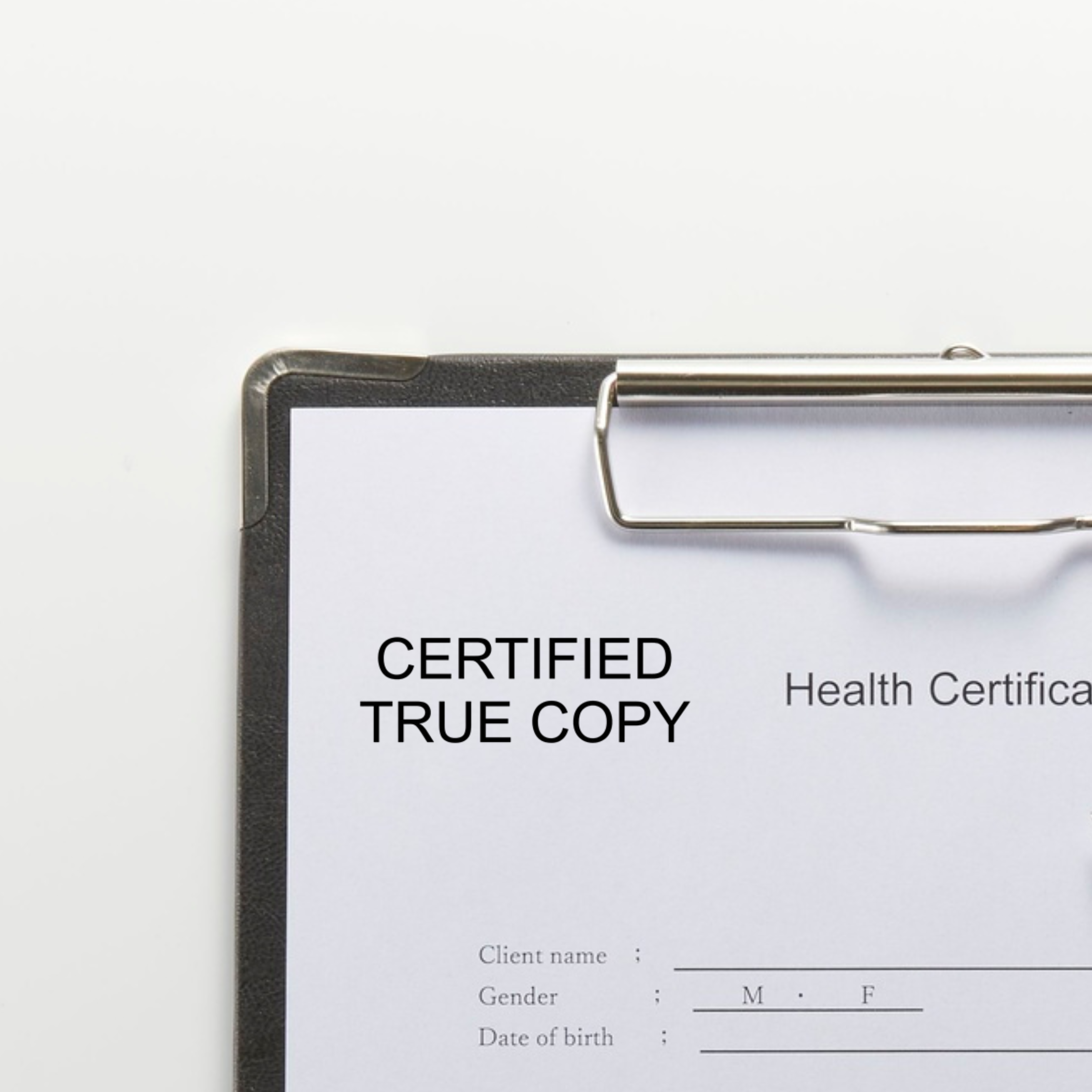 Certified True Copy Stamp Image